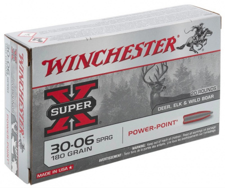 Патрон Winchester 30-06Sprg Super X Power Point 11,7g (20 шт)