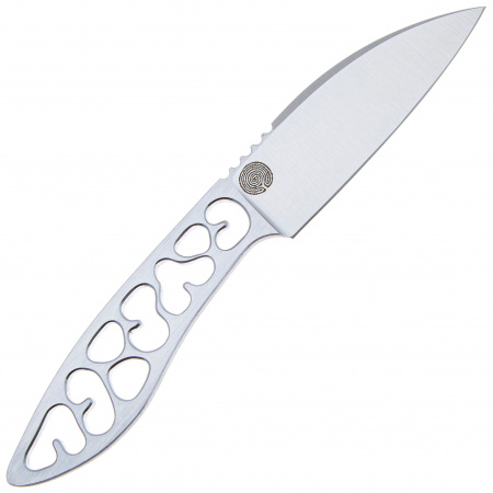1-й Цех Нож "Шишка" Сатин 440С (ножны кожа) 