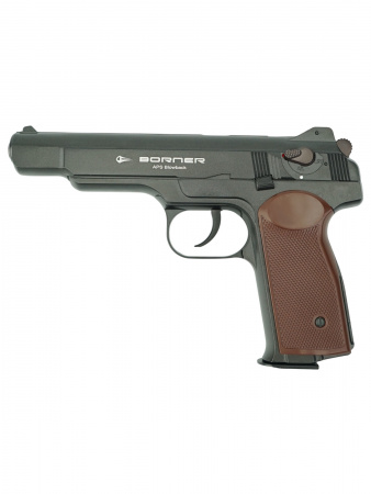 Пистолет пневм. Borner APS Blowback Black калибр 4,5 