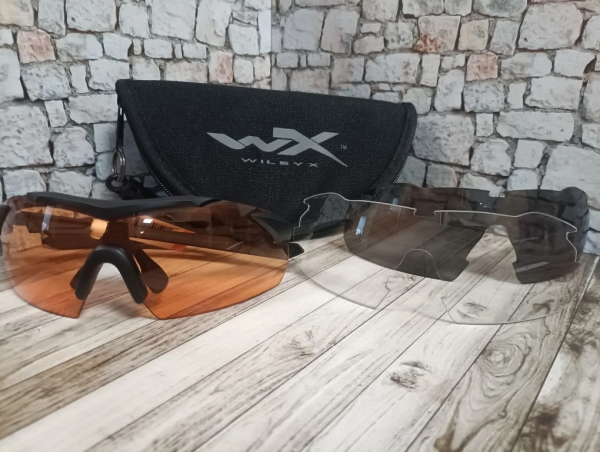 Очки Wiley X WX Vapor Grey/Clear/Rust Matte Black