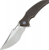 Нож Rike Knife S05 сталь M390 рукоять Dark Gray Titanium
