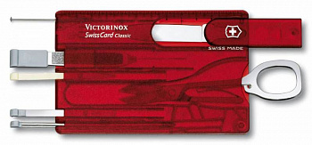 Швейцарская карта Victorinox SwissCard Classic (красный)