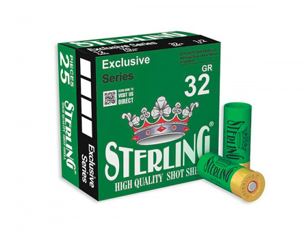 Патрон 12/70, Sterling, Дробь №3 БИО, 32г (25 шт)
