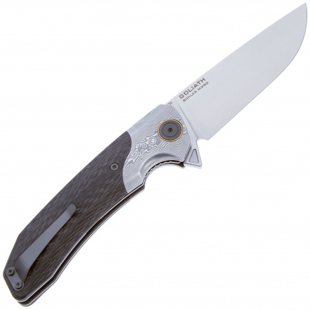 Нож Maxace Goliath 2.0 LE M390 satin, CarbonFiber/Damascus 