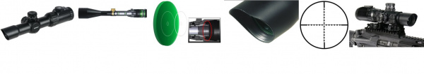 Прицел LEAPERS Accushot Tactical 1-4.5X28 30mm, подсв.36цв., Circle Dot