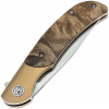 Нож Petrifield Fish Hourglass satin K110 Sandal Wood/Titan 