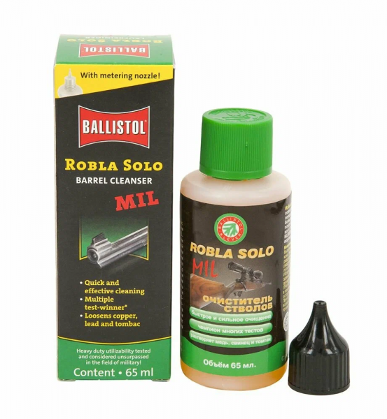 Средство для чистки стволов Ballistol Robla-Solo MIL 65ml