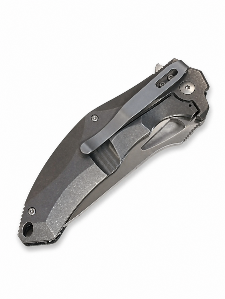 Нож складной Messerkonig Silver Twill  титан, N690 