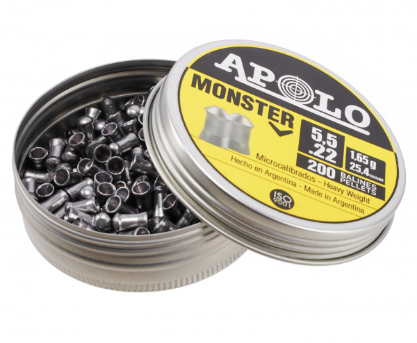 Пуля пневм. Apolo "Monster" 5,5 1,6гр (200шт.) 