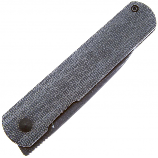 Нож Kizer Feist(XL) Front Flipper Black Micarta 154CM 