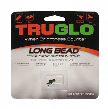 мушка Truglo TG947EGM 3 мм зелёная, металлическая, ввинчивающаяся