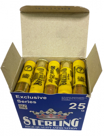 Патрон 20/70, Sterling, Дробь №5, 25г (25 шт)