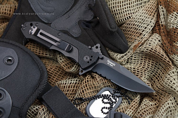 Нож складной Kizlyar Supreme Nemesis D2 Black
