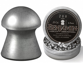 Пуля пневм. "Crosman Benjamin Discovery Domed", 6,35 мм., 27.8 гран (200 шт.)