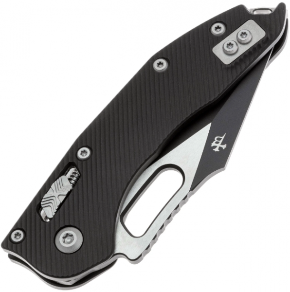 Складной нож Microtech Stitch Ram-Lok S/E black M390 рукоять Black Aluminium 