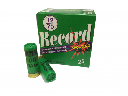 Патрон 12/70 Record (КХЗ) Дробь №7 32г (25 шт)