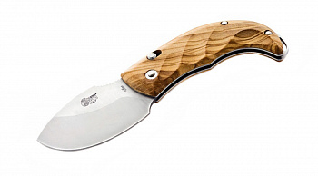 Нож складной Lion Steel UL Folding Skinner Olive Wood