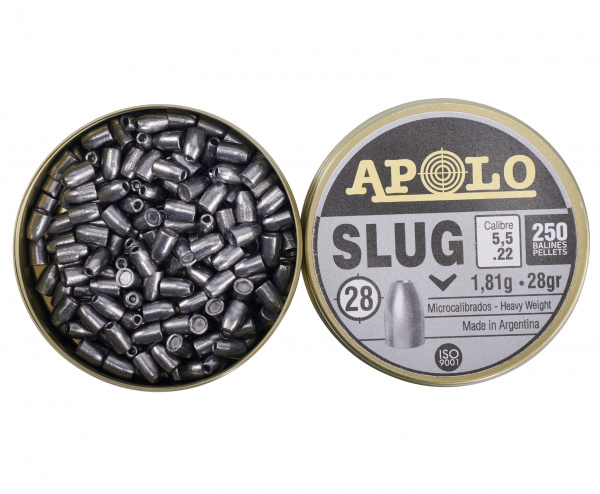 Пуля пневм. Apolo "Slug" 5,5 1,81гр 28gr (250шт.) 