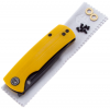 Нож Petrifield Fish Beluga Mini Blackwash 14C28N Yellow G10 