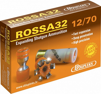 Патрон DDupleks с пулей Rossa (12/70.32гр) (5 шт)