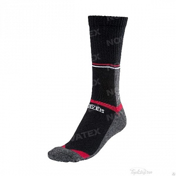 Термоноски Novatex Payer (черный/красный) р-р 39-42