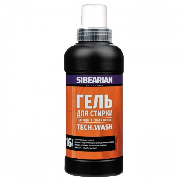Sibearian Odor Tech Wash Гель для стирки мембранных и технологичных тканей 500мл