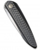 Нож We Knife Black Void Opus, CPM-20CV, Black Ti/Twill CF 