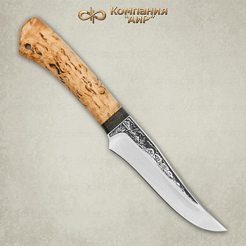 Нож фиксированный АиР "Восток" (карельская береза,100х13)