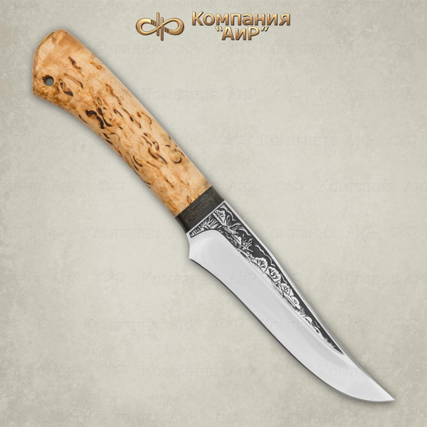 Нож фиксированный АиР "Белуга" (береста, 95х18)