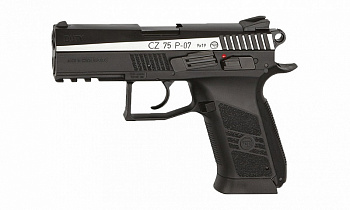 Пистолет пневматический ASG CZ-75 P-07 DUTY DT двуцветный blowback