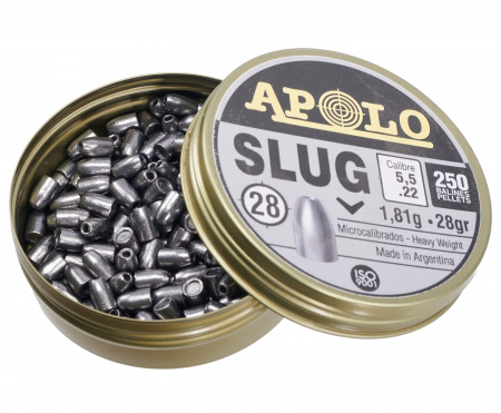 Пуля пневм. Apolo "Slug" 5,5 1,81гр 28gr (250шт.) 