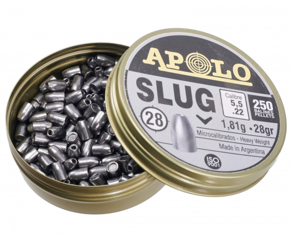 Пуля пневм. Apolo "Slug" 5,5 1,81гр 28gr (250шт.) 