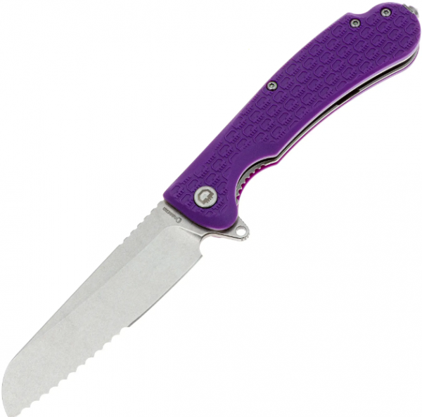 Нож Daggerr Smoke Eater Serrated Purple DL 
