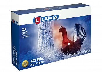 патрон Lapua .243 Win. FMJ BT