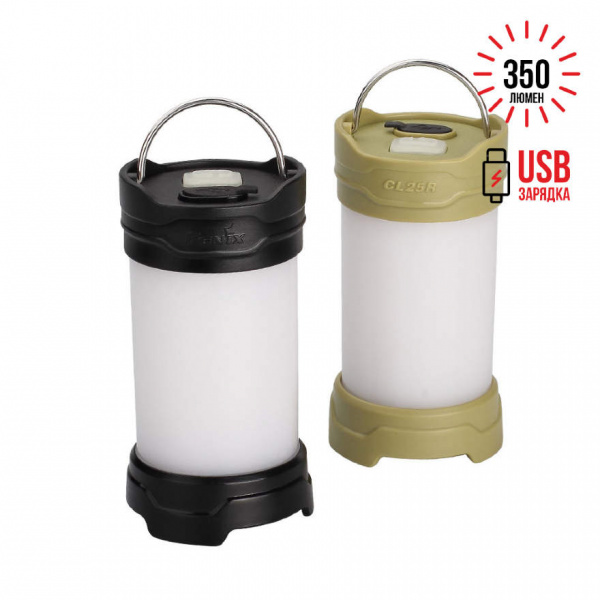 Фонарь Fenix CL25R черный