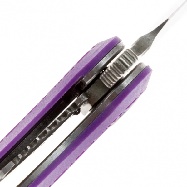 Нож Daggerr Smoke Eater Serrated Purple DL 