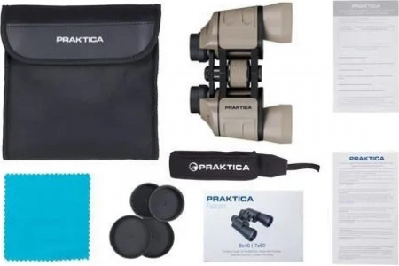 Бинокль Praktica Falcon 8x40, песочный 