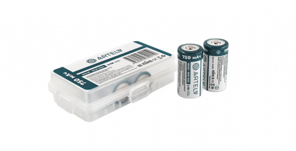 Аккумулятор ARTELV RCR123 3.7V Li-ion 750mAh 