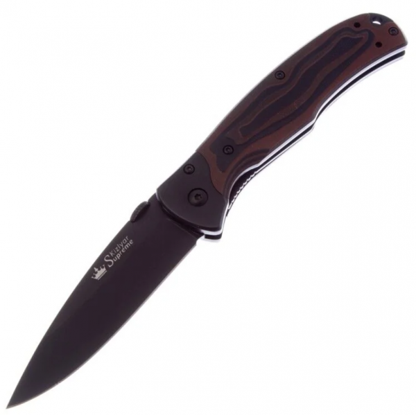 Нож складной Kizlyar Supreme Prime D2 BT G10-BRH