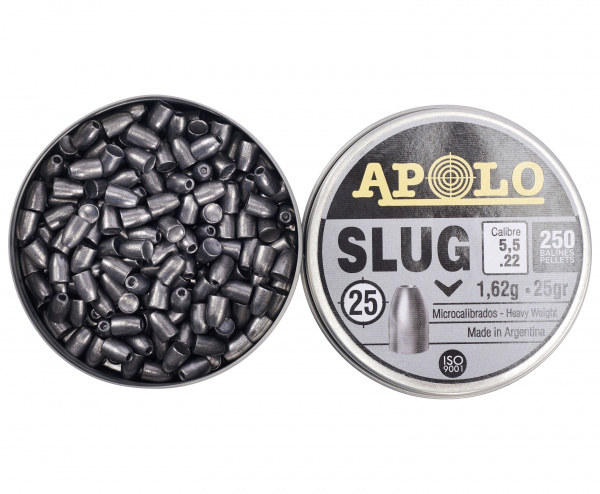 Пуля пневм. Apolo "Slug" 5,5 1,62гр 25gr(250шт.) 