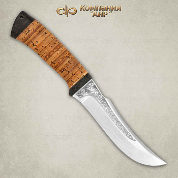 Нож фиксированный АиР "Клык" (береста,95Х18)
