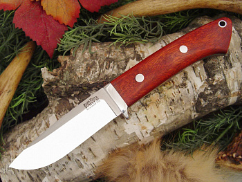 Нож фиксированный BARK RIVER Drop Point Hunter Amazon Bloodwood