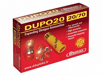 Патрон DDupleks с пулей Dupo (20/70.20гр) (5 шт)