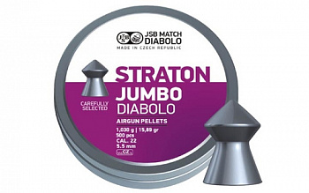 Пульки JSB Diabolo Straton Jumbo 5,5 мм, 1,03г 500шт.