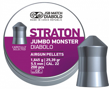 Пульки для пневматического оружия JSB Diabolo Straton Jumbo Monster 5,5 мм 200 шт
