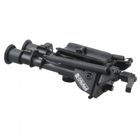 Сошки Vector Optics 6-9" на антабку(карбон, регул.винт, переходник на weaver) 15,5-23см 