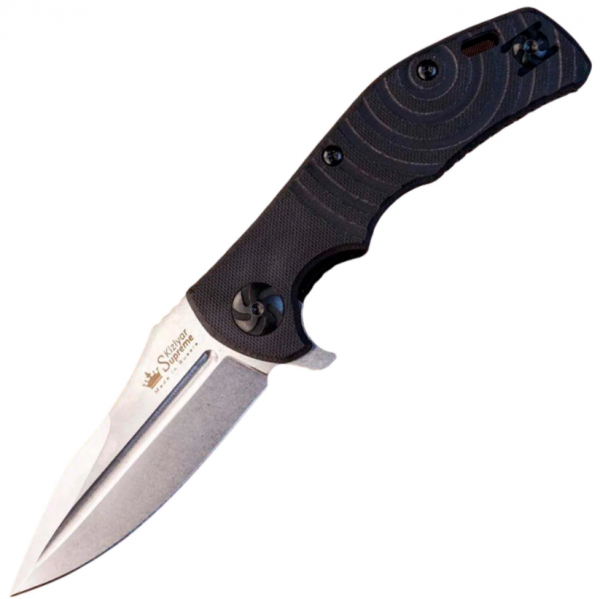 Нож складной Kizlyar Supreme Bloke Z AUS-10Co (Cryo) SW G10-BH 
