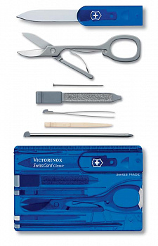 Швейцарская карта Victorinox SwissCard Classic (синий)