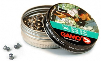 Пульки для пневматического оружия Gamo Hunter 4,5 мм 250 шт