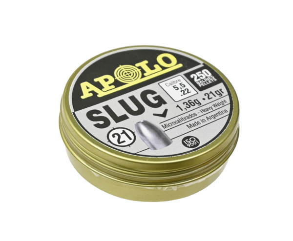 Пуля пневм. Apolo "Slug" 5,5 1,36гр 21gr(250шт.) 
